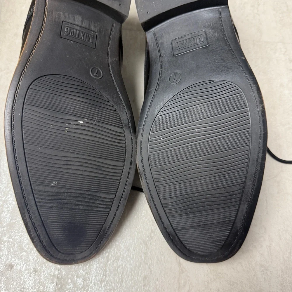 Mix No. 6 Black Oxfords Classic Formal Shoes size 7 like new